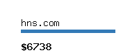 hns.com Website value calculator