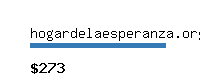 hogardelaesperanza.org Website value calculator