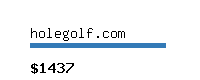 holegolf.com Website value calculator