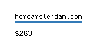 homeamsterdam.com Website value calculator