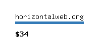 horizontalweb.org Website value calculator