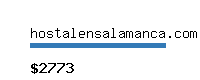 hostalensalamanca.com Website value calculator