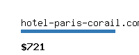 hotel-paris-corail.com Website value calculator