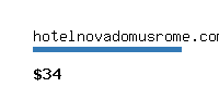 hotelnovadomusrome.com Website value calculator