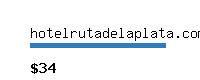 hotelrutadelaplata.com Website value calculator