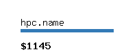 hpc.name Website value calculator