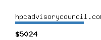 hpcadvisorycouncil.com Website value calculator