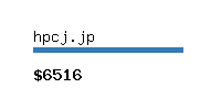 hpcj.jp Website value calculator