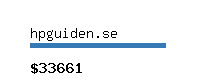 hpguiden.se Website value calculator