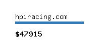 hpiracing.com Website value calculator