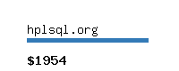 hplsql.org Website value calculator