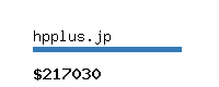 hpplus.jp Website value calculator