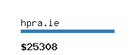 hpra.ie Website value calculator