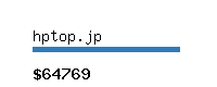 hptop.jp Website value calculator