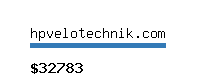 hpvelotechnik.com Website value calculator