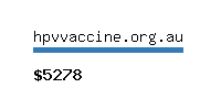 hpvvaccine.org.au Website value calculator