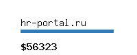 hr-portal.ru Website value calculator