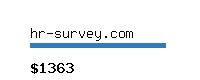 hr-survey.com Website value calculator