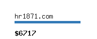 hr1871.com Website value calculator