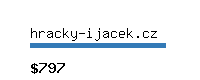 hracky-ijacek.cz Website value calculator