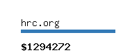 hrc.org Website value calculator