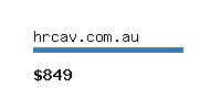 hrcav.com.au Website value calculator