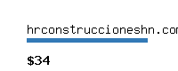 hrconstruccioneshn.com Website value calculator