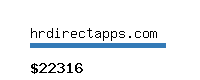 hrdirectapps.com Website value calculator