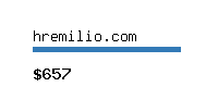 hremilio.com Website value calculator