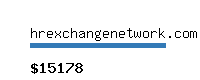 hrexchangenetwork.com Website value calculator
