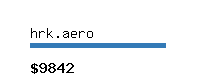 hrk.aero Website value calculator