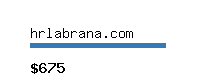 hrlabrana.com Website value calculator