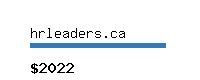 hrleaders.ca Website value calculator