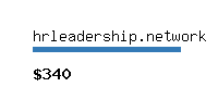 hrleadership.network Website value calculator