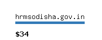 hrmsodisha.gov.in Website value calculator