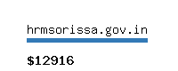 hrmsorissa.gov.in Website value calculator