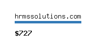 hrmssolutions.com Website value calculator