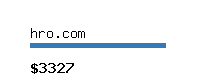 hro.com Website value calculator