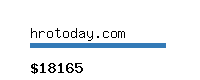 hrotoday.com Website value calculator