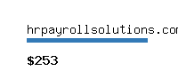 hrpayrollsolutions.com Website value calculator