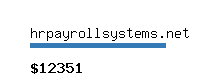 hrpayrollsystems.net Website value calculator