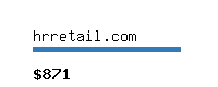 hrretail.com Website value calculator