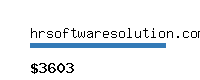 hrsoftwaresolution.com Website value calculator