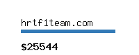 hrtf1team.com Website value calculator