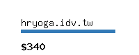 hryoga.idv.tw Website value calculator