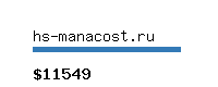 hs-manacost.ru Website value calculator