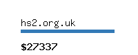 hs2.org.uk Website value calculator