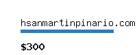 hsanmartinpinario.com Website value calculator