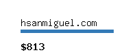 hsanmiguel.com Website value calculator