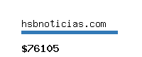 hsbnoticias.com Website value calculator